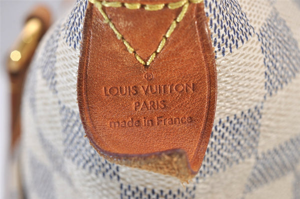 Authentic Louis Vuitton Damier Azur Totally MM Tote Bag N51262 LV 3351I