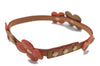 Auth Louis Vuitton Vernis Flower Lexington Bracelet Orange Beige M92251 LV 3353D