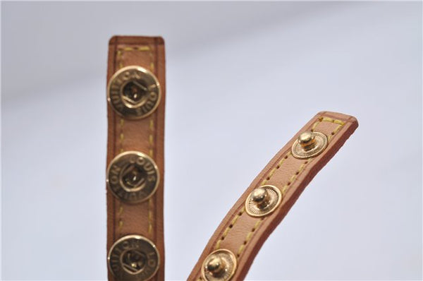 Auth Louis Vuitton Vernis Flower Lexington Bracelet Orange Beige M92251 LV 3353D