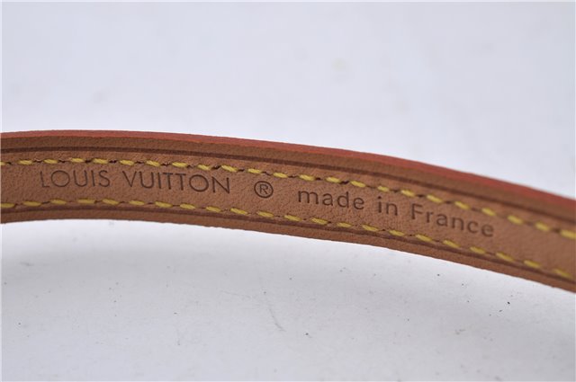 Auth Louis Vuitton Vernis Flower Lexington Bracelet Orange Beige M92251 LV 3353D