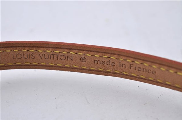 Auth Louis Vuitton Vernis Flower Lexington Bracelet Orange Beige M92251 LV 3353D