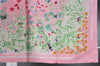 Authentic HERMES Carre 90 Scarf "LA PRAIRIE" Silk Pink 3353F