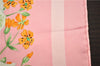 Authentic HERMES Carre 90 Scarf "LA PRAIRIE" Silk Pink 3353F