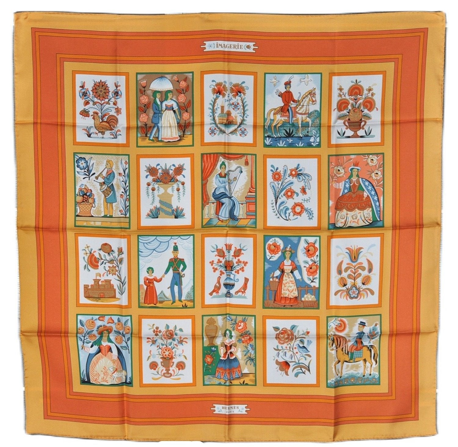 Authentic HERMES Carre 90 Scarf 