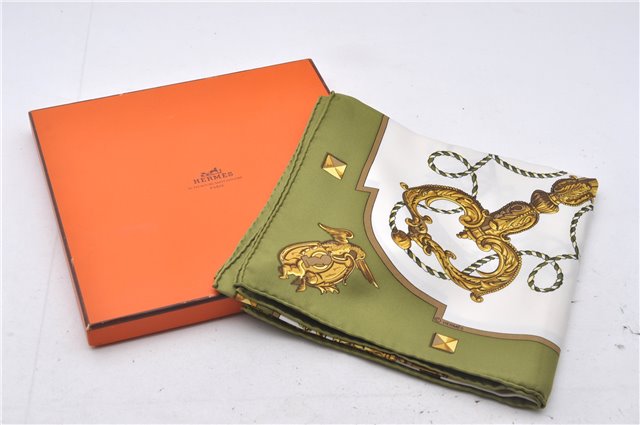 Authentic HERMES Carre 90 Scarf 