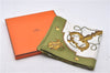 Authentic HERMES Carre 90 Scarf "LES CLES" Silk Green Box 3355D