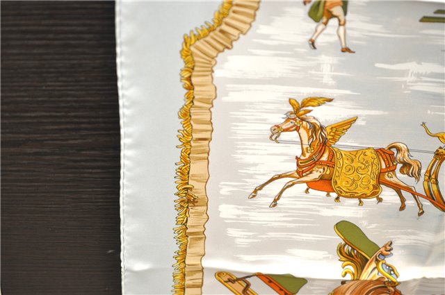 Auth HERMES Carre 90 Scarf 