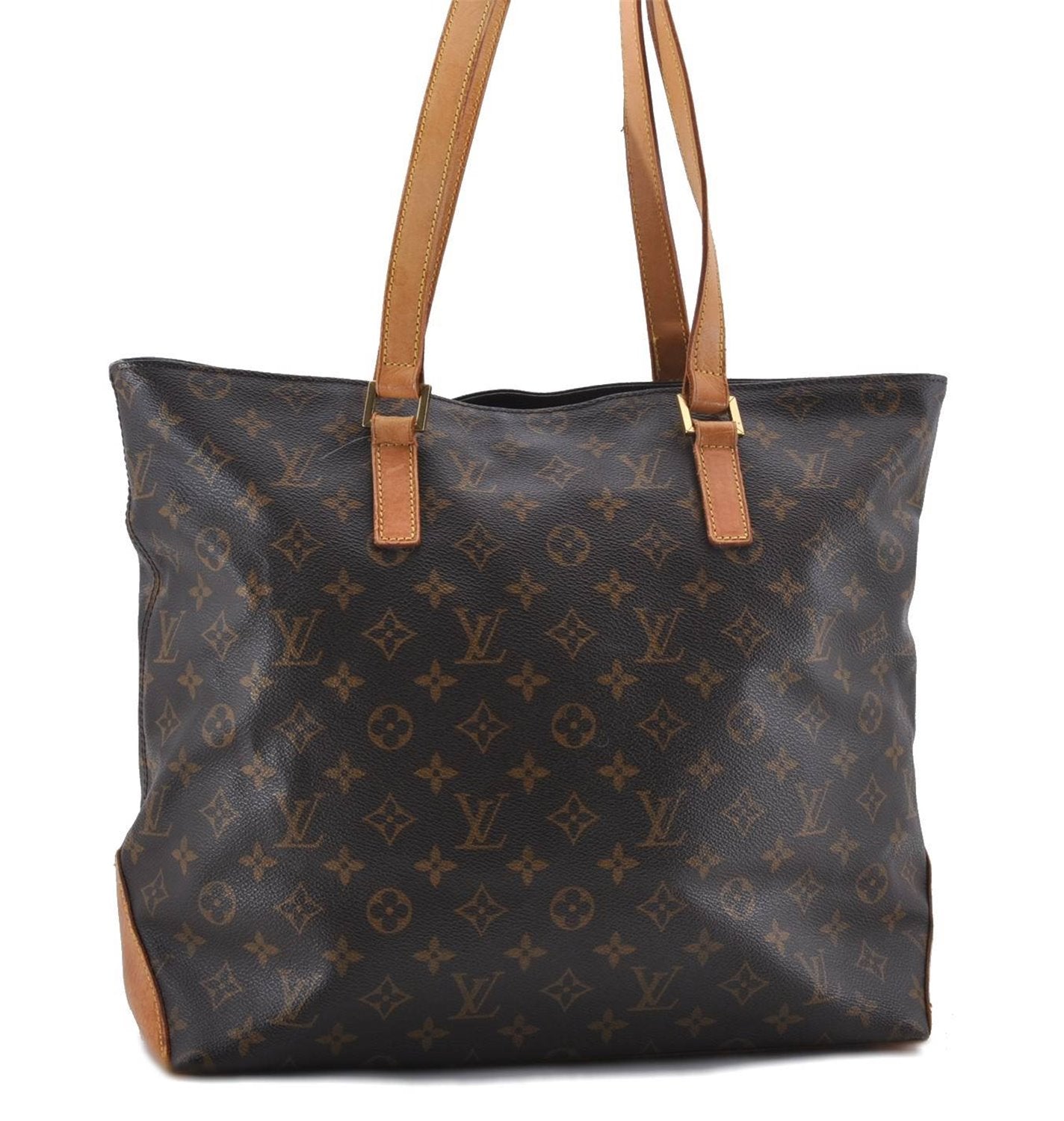 Authentic Louis Vuitton Monogram Cabas Mezzo Tote Bag M51151 LV 3358D