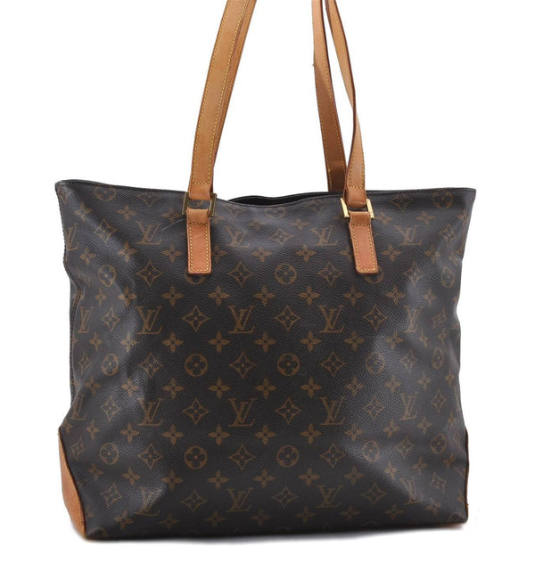 Authentic Louis Vuitton Monogram Cabas Mezzo Tote Bag M51151 LV 3358D