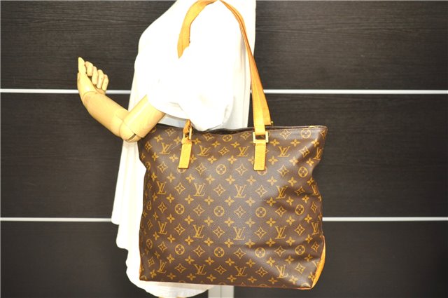 Authentic Louis Vuitton Monogram Cabas Mezzo Tote Bag M51151 LV 3358D