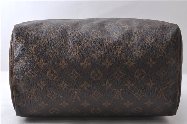 Authentic Louis Vuitton Monogram Speedy 30 Hand Bag M41526 LV Junk 3359C