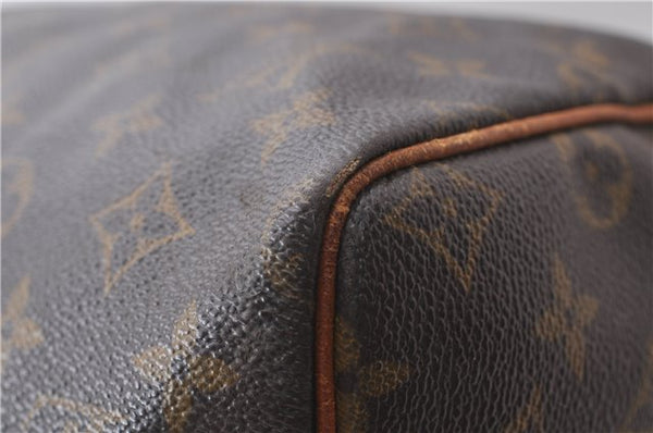 Authentic Louis Vuitton Monogram Speedy 30 Hand Bag M41526 LV Junk 3359C