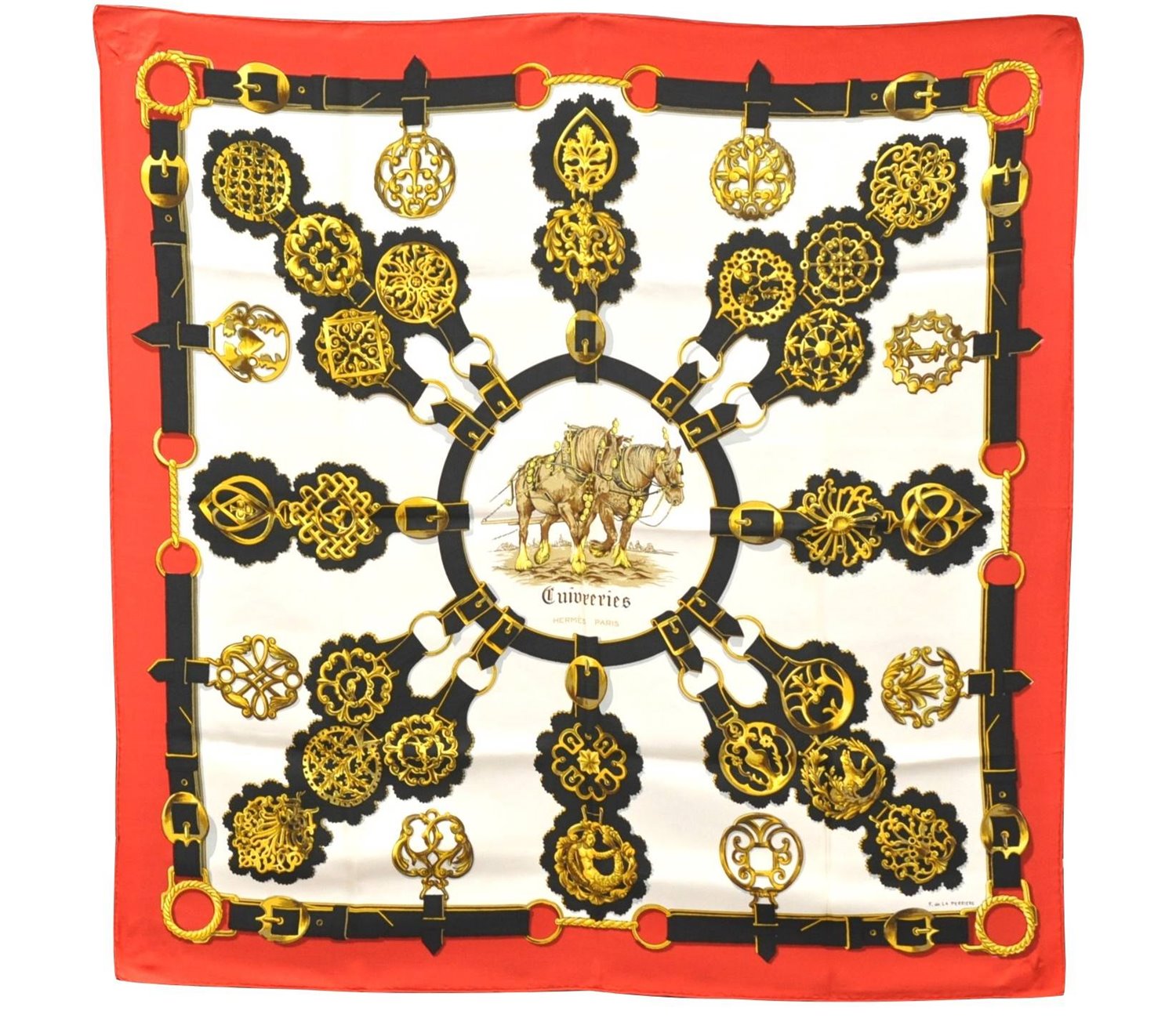 Authentic HERMES Carre 90 Scarf 