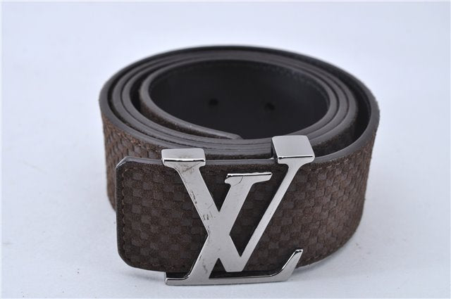 Authentic Louis Vuitton Micro Damier Ceinture LV Initial 35.4