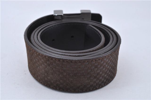 Authentic Louis Vuitton Micro Damier Ceinture LV Initial 35.4