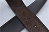 Authentic Louis Vuitton Micro Damier Ceinture LV Initial 35.4" M6876 Belt 3361F