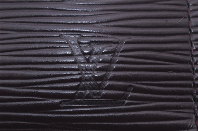 Authentic Louis Vuitton Epi Zippy Wallet Long Purple M6007K LV 3365D