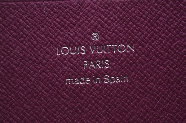 Authentic Louis Vuitton Epi Zippy Wallet Long Purple M6007K LV 3365D