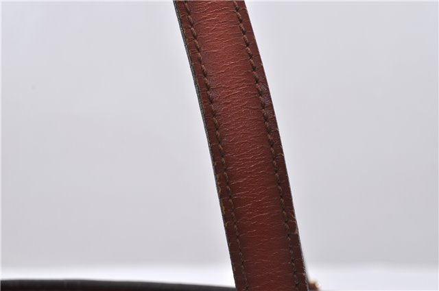 Authentic Louis Vuitton Epi Soufflot Hand Bag Brown M52223 LV 3367D