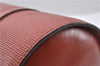 Authentic Louis Vuitton Epi Soufflot Hand Bag Brown M52223 LV 3367D