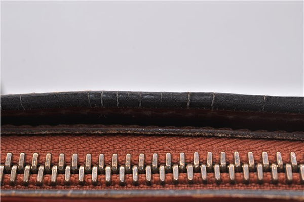 Authentic Louis Vuitton Epi Soufflot Hand Bag Brown M52223 LV 3367D