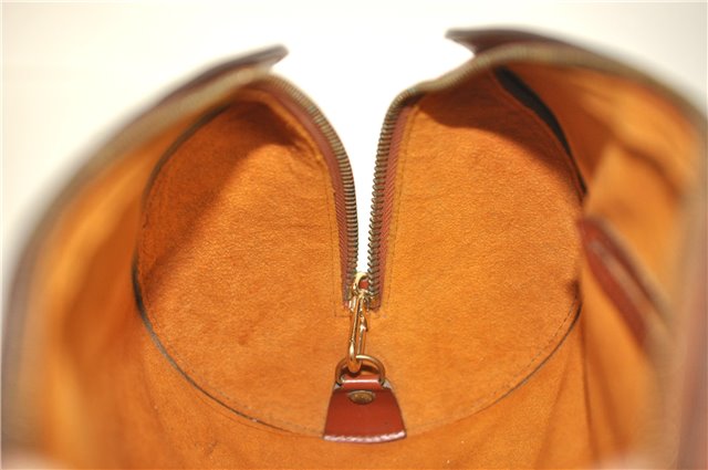 Authentic Louis Vuitton Epi Soufflot Hand Bag Brown M52223 LV 3367D
