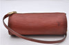 Authentic Louis Vuitton Epi Soufflot Hand Bag Brown M52223 LV 3367D