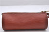 Authentic Louis Vuitton Epi Soufflot Hand Bag Brown M52223 LV 3367D