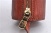 Authentic Louis Vuitton Epi Soufflot Hand Bag Brown M52223 LV 3367D