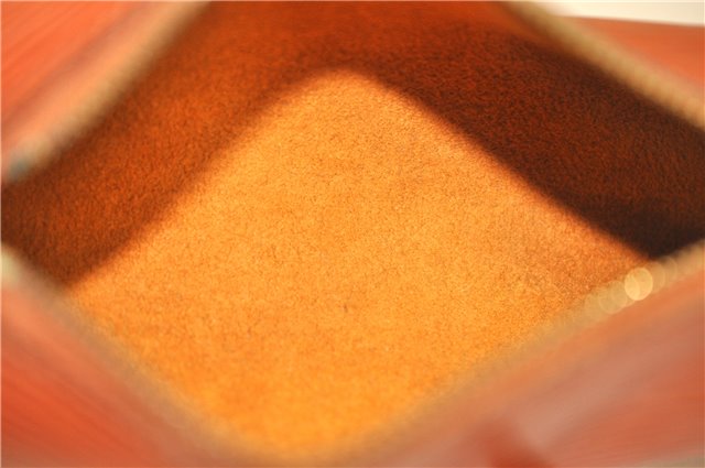 Authentic Louis Vuitton Epi Soufflot Hand Bag Brown M52223 LV 3367D