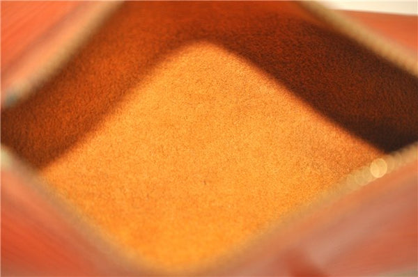 Authentic Louis Vuitton Epi Soufflot Hand Bag Brown M52223 LV 3367D