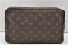 Authentic Louis Vuitton Monogram Trousse Toilette 28 Clutch Bag M47522 LV 3367E