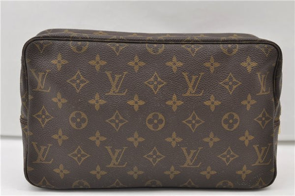 Authentic Louis Vuitton Monogram Trousse Toilette 28 Clutch Bag M47522 LV 3367E