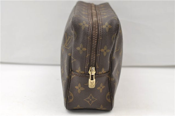 Authentic Louis Vuitton Monogram Trousse Toilette 28 Clutch Bag M47522 LV 3367E