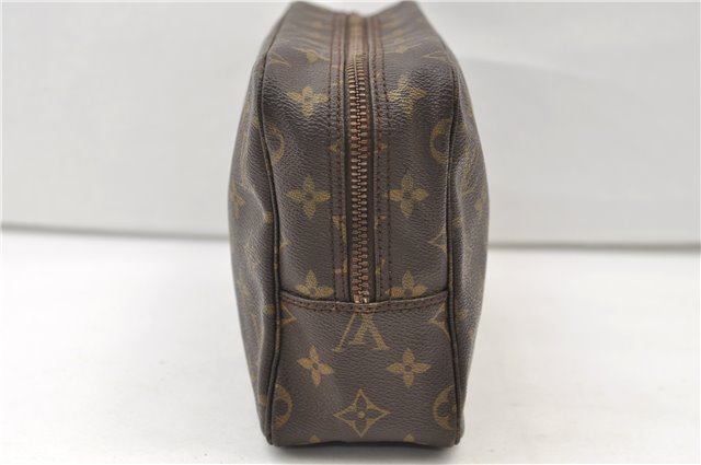 Authentic Louis Vuitton Monogram Trousse Toilette 28 Clutch Bag M47522 LV 3367E