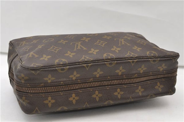 Authentic Louis Vuitton Monogram Trousse Toilette 28 Clutch Bag M47522 LV 3367E