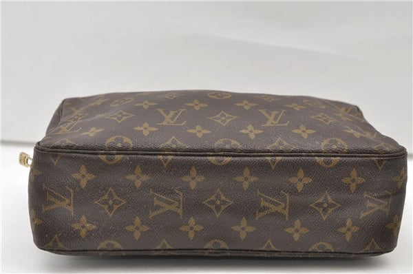 Authentic Louis Vuitton Monogram Trousse Toilette 28 Clutch Bag M47522 LV 3367E