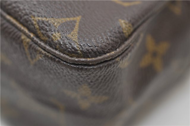 Authentic Louis Vuitton Monogram Trousse Toilette 28 Clutch Bag M47522 LV 3367E