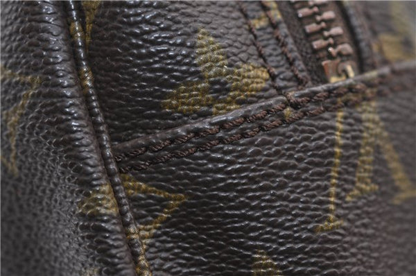 Authentic Louis Vuitton Monogram Trousse Toilette 28 Clutch Bag M47522 LV 3367E