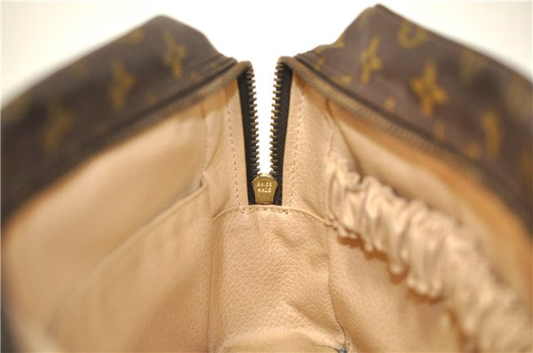 Authentic Louis Vuitton Monogram Trousse Toilette 28 Clutch Bag M47522 LV 3367E