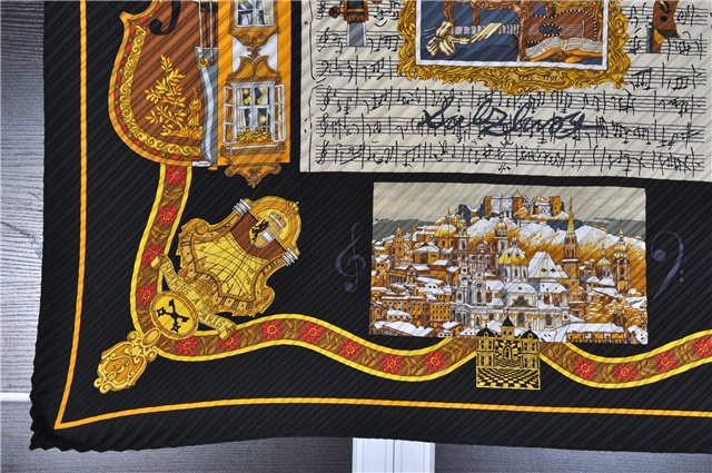 Authentic HERMES Pleats Scarf 