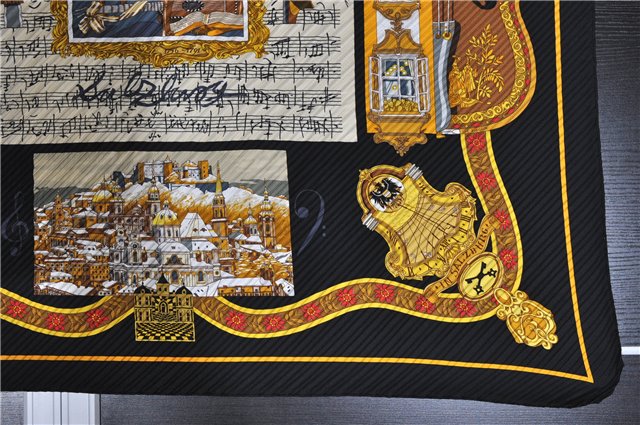 Authentic HERMES Pleats Scarf 