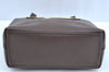 Authentic GUCCI Vintage Hand Tote Bag Purse Leather Brown 3367H