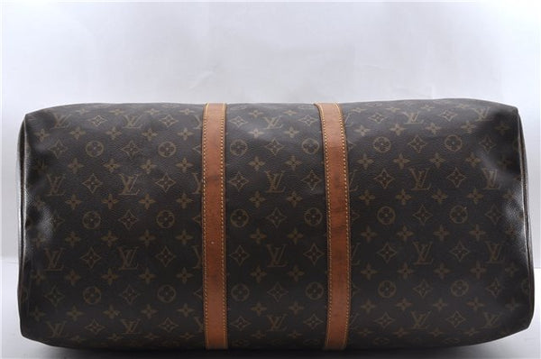 Authentic Louis Vuitton Monogram Keepall 55 Boston Bag M41424 LV 3369D