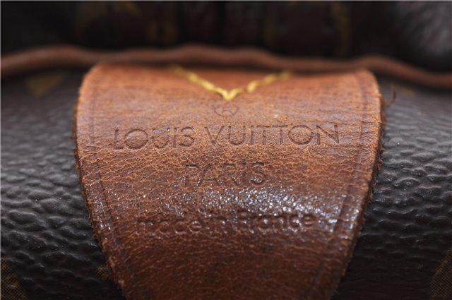 Authentic Louis Vuitton Monogram Keepall 55 Boston Bag M41424 LV 3369D