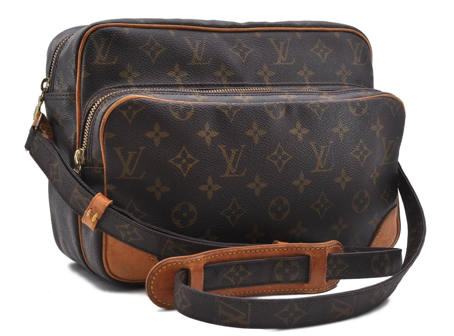 Authentic Louis Vuitton Monogram Nile Shoulder Cross Body Bag M45244 LV 3370D