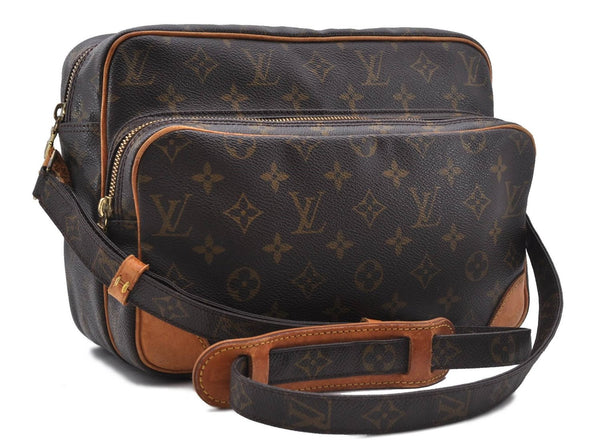Authentic Louis Vuitton Monogram Nile Shoulder Cross Body Bag M45244 LV 3370D