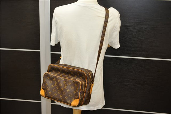 Authentic Louis Vuitton Monogram Nile Shoulder Cross Body Bag M45244 LV 3370D