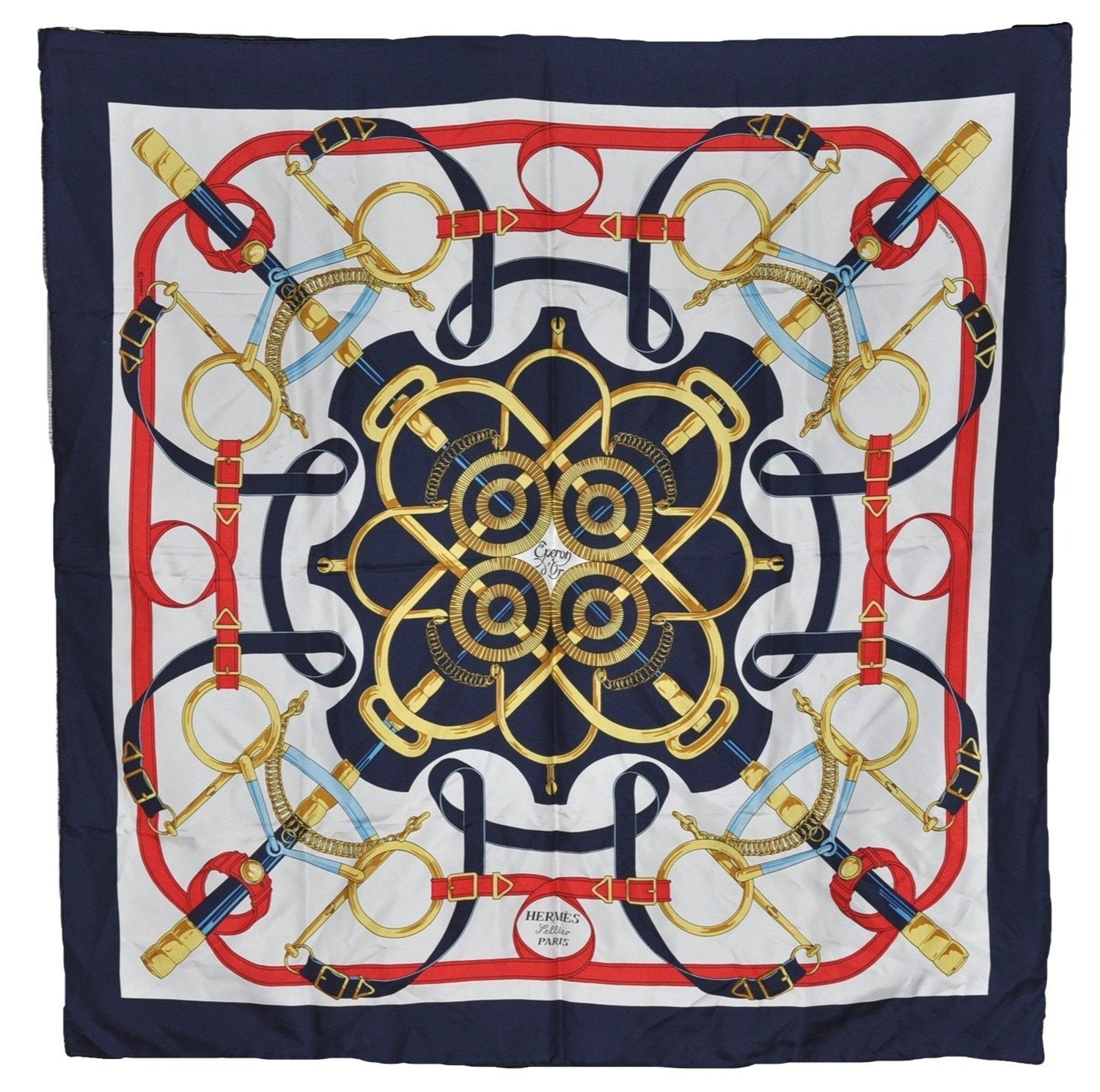 Authentic HERMES Carre 90 Scarf 