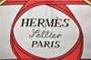 Authentic HERMES Carre 90 Scarf "Eperon d’or" Silk Navy 3370F